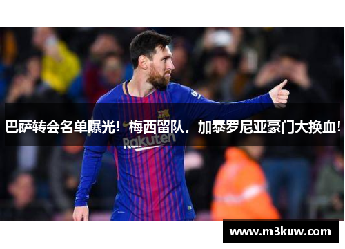 巴萨转会名单曝光！梅西留队，加泰罗尼亚豪门大换血！